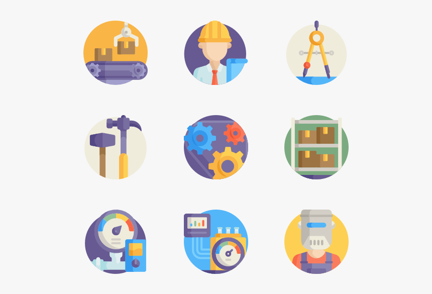 Vector Point Icon - Factory Icon Pack Png, Transparent Png