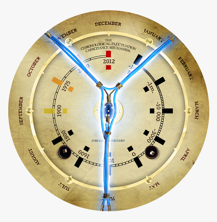 Time Travel Clock Png , Png Download - Time Travel, Transparent Png