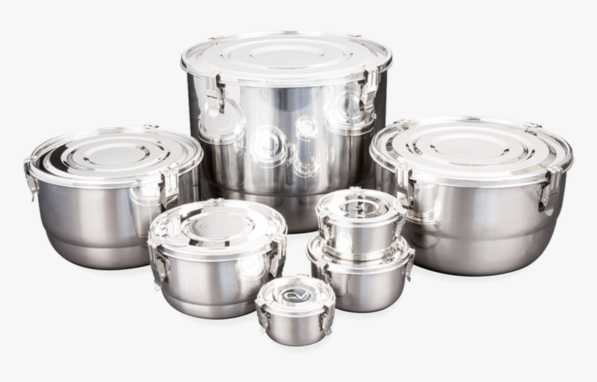 Cvault Storage Container - Stock Pot, HD Png Download