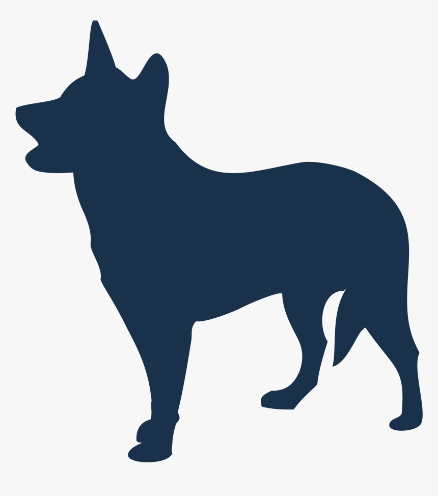 Australian Cattle Dog Clipart Royalty Free Library - Australian Cattle Dog Silhouette, HD Png Download