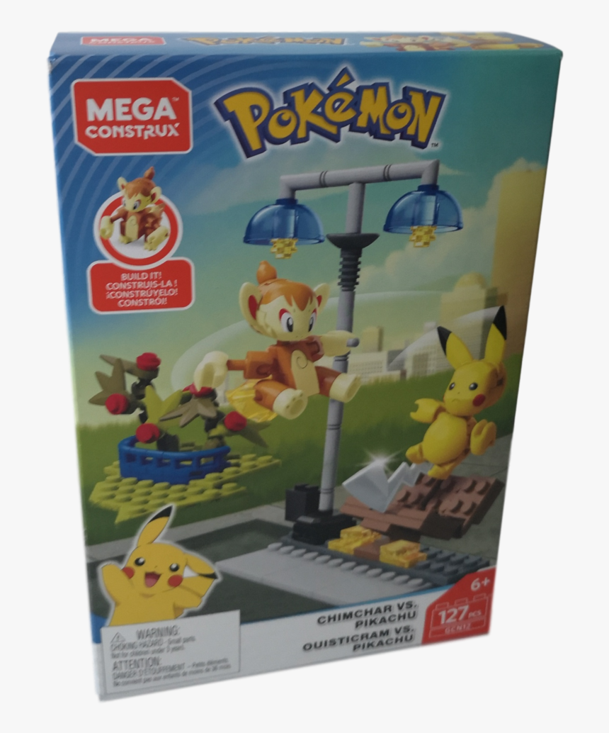 Mega Construx Pokemon Chimchar Vs Pikachu, HD Png Download
