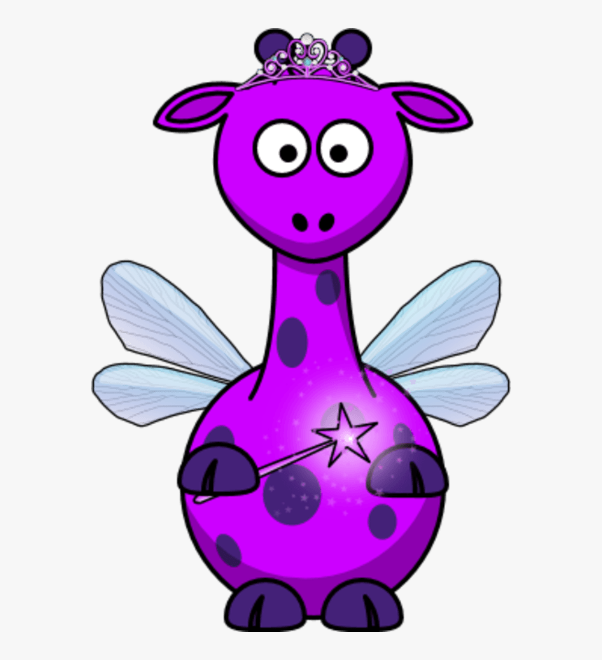 Fairy Vector - Red Giraffe Clipart, HD Png Download