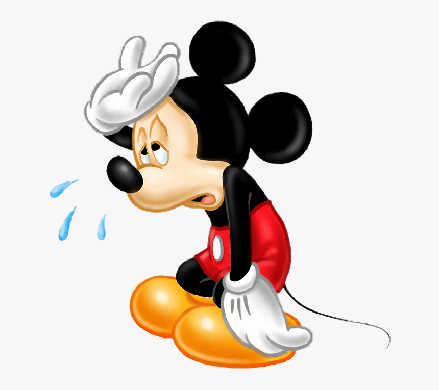 Mickey Is All Worn Out, I M Sure He Ll Be Okay By Then - Mickey Mouse Worn Out, HD Png Download