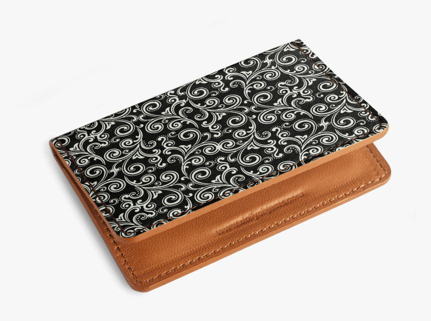 Dailyobjects Tribal Feathers Grey Card Wallet - Wallet, HD Png Download