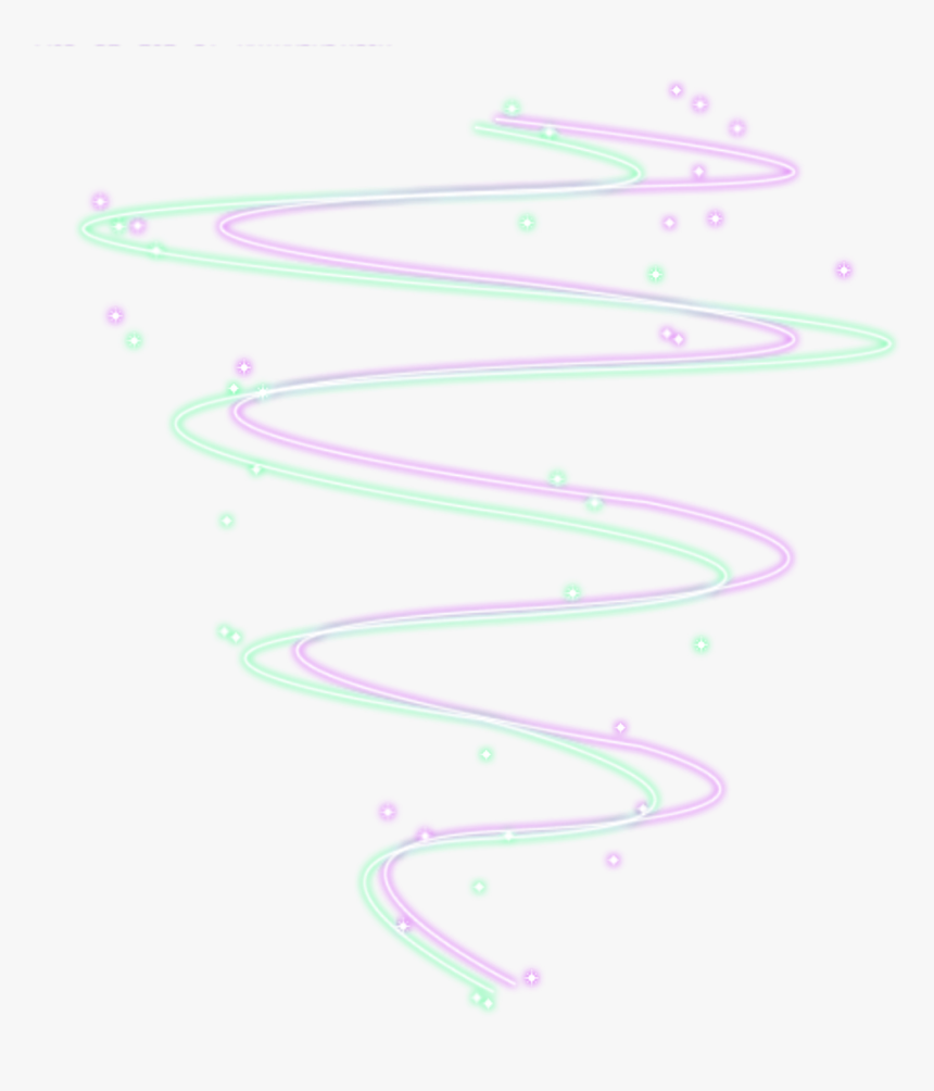 Line Neon Spiral Tumblr Edit Png Pngedit Sticker Purple - Drawing, Transparent Png