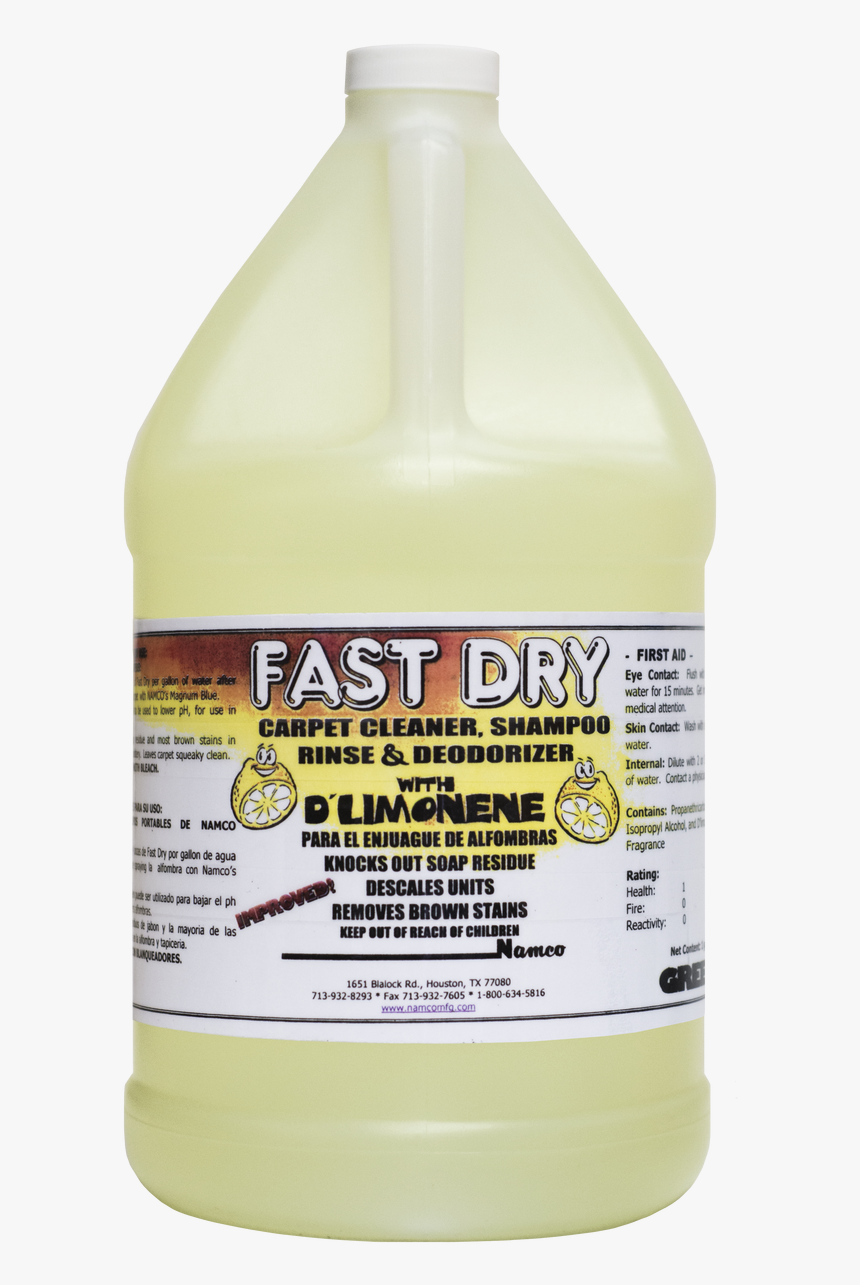 Fast Dry W/ D Limonene - Bottle, HD Png Download