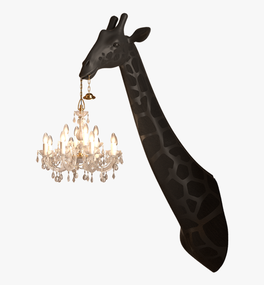 Giraffe In Love Wall Lamp, HD Png Download