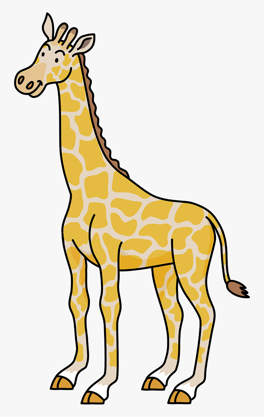 Giraffe Animal Clipart - Giraffe, HD Png Download