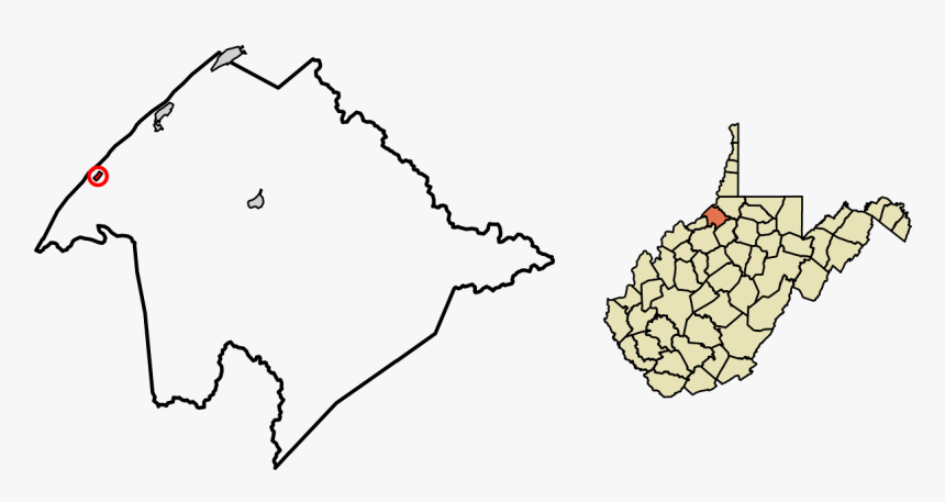 Map Of West Virginia, HD Png Download