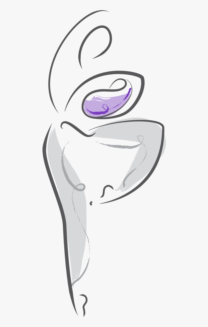 Mary Then Visited Elizabeth, And Her Baby Leapt In - Cartoon, HD Png Download