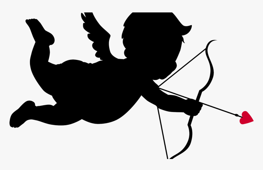Clip Freeuse Clipart Arrow Cute Borders - Transparent Background Cupid Clip Art, HD Png Download