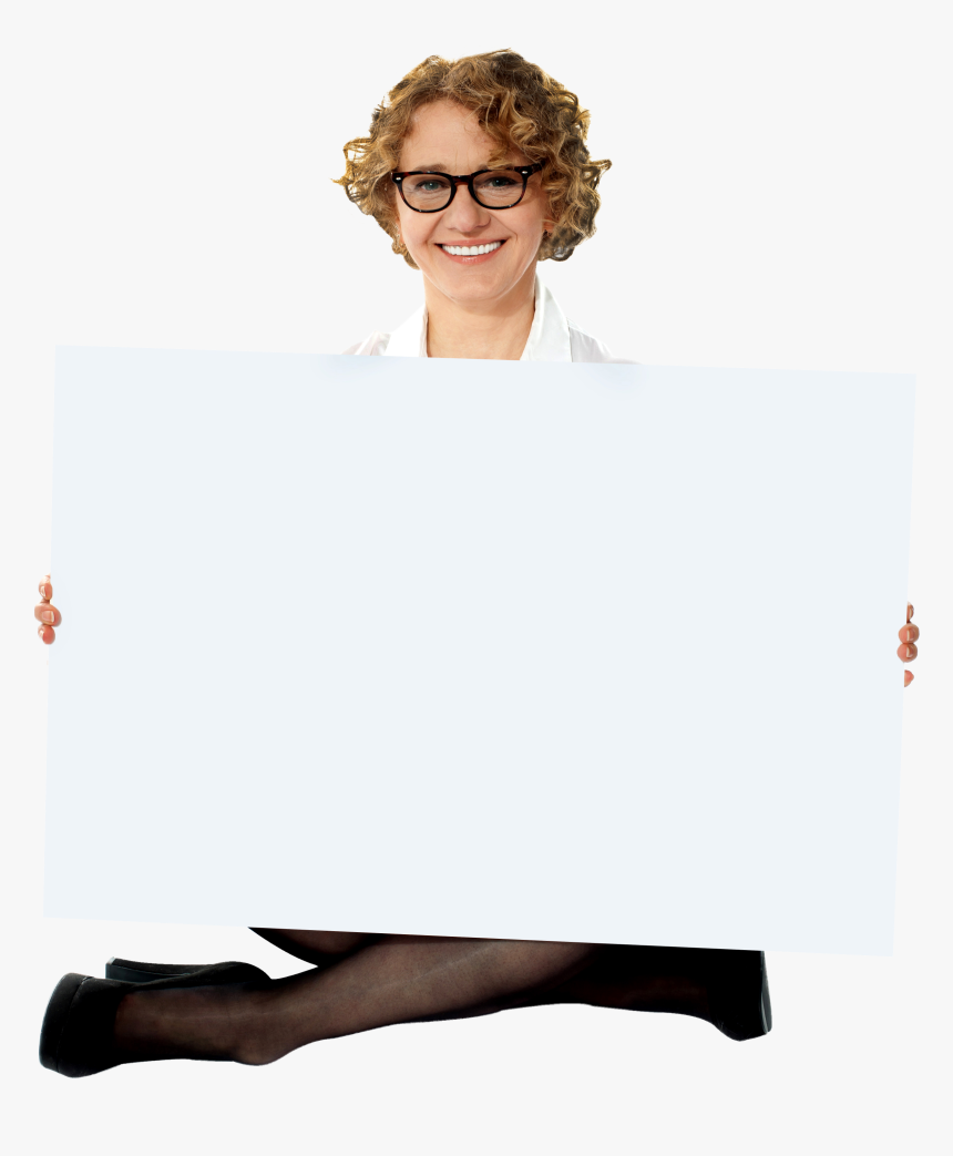 Girl Holding Banner - Orator, HD Png Download