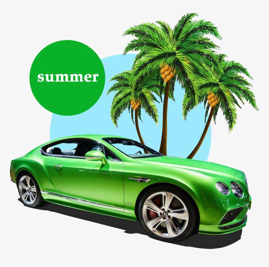 Free Summer Palm Tree Png - Transparent Cartoon Palm Trees, Png Download