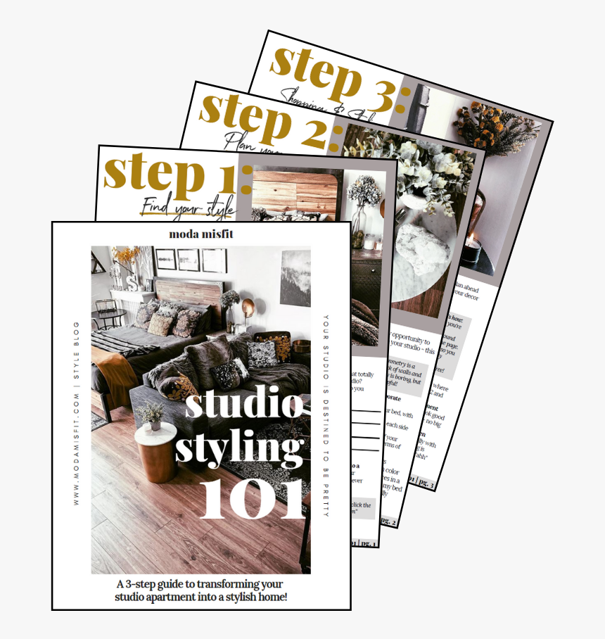 Studio Apartment Styling - Flyer, HD Png Download