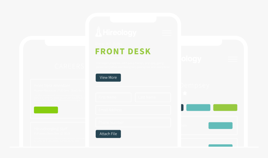 Preview Of Hireology App - Iphone, HD Png Download