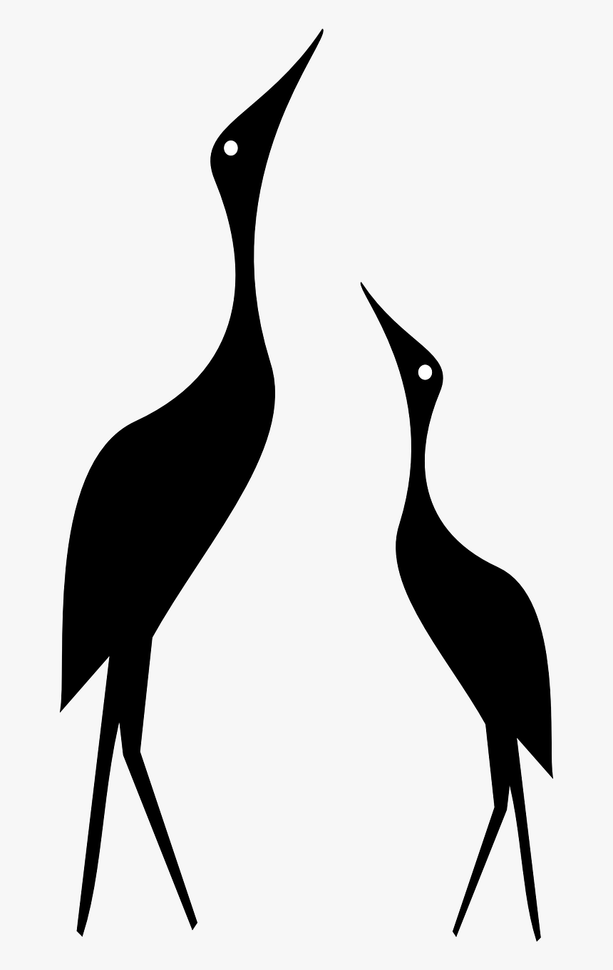 Silhouette Birds Black Free Photo, HD Png Download