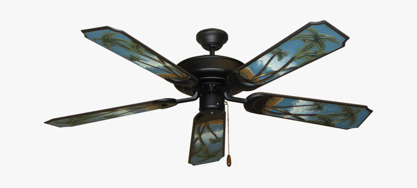 Picture Of Raindance Matte Black With - Ceiling Fan, HD Png Download