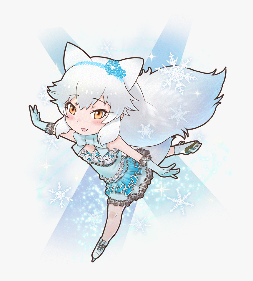 Ice Rink Arctic Foxoriginal - Illustration, HD Png Download