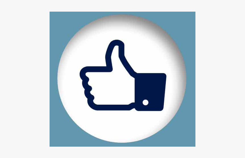 Fb Like Button - Sign, HD Png Download