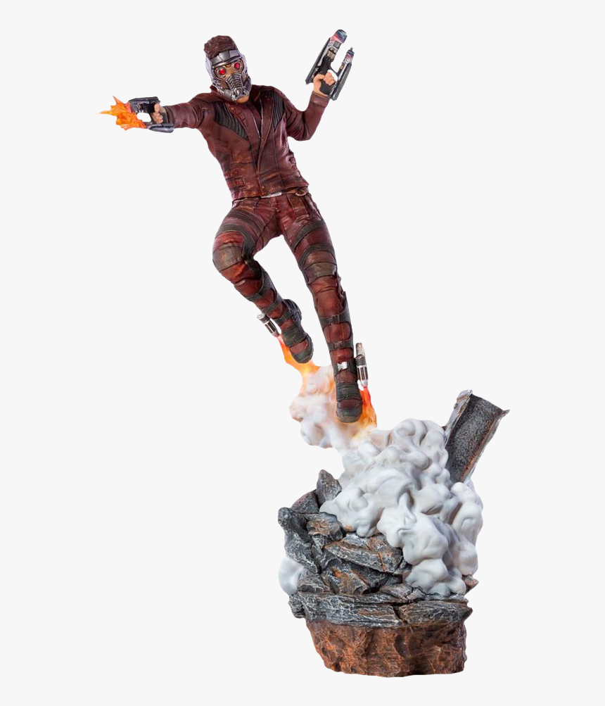 Star-lord 1/10th Scale Statue - Iron Studios Star Lord, HD Png Download
