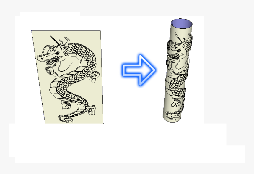 Creating Dragon Model From Adobe Illustrator Vector - Illustration, HD Png Download