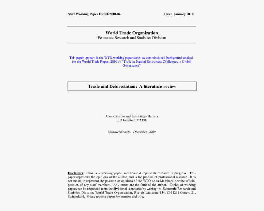 Deforestation Review Of Literature, HD Png Download