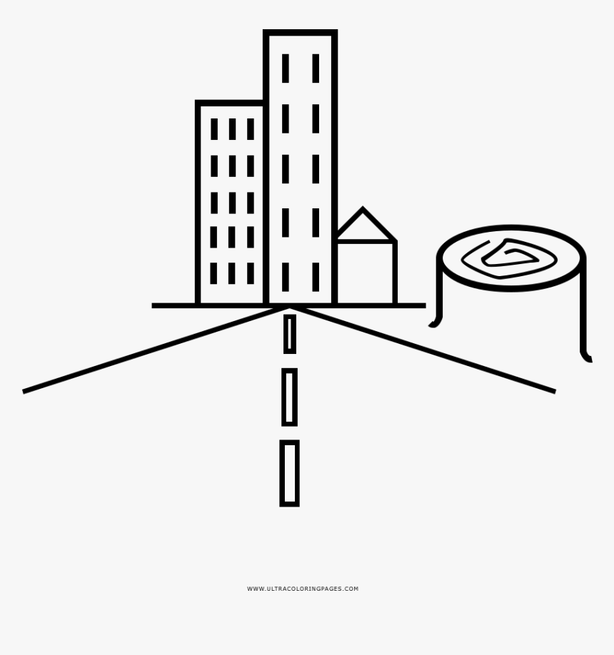 Deforestation Coloring Page - Anaerobic Digester External Heat Exchanger, HD Png Download