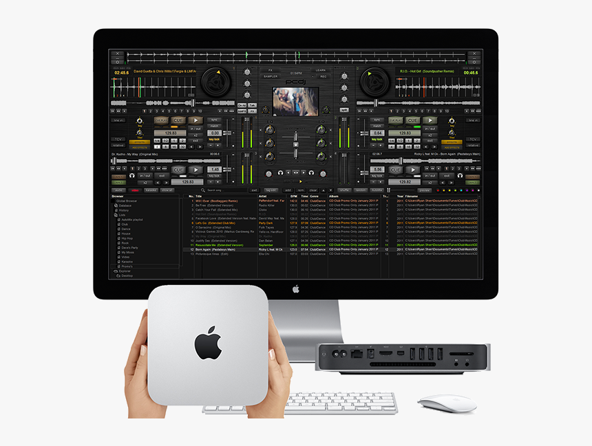 Mac Mini & Pcdj Software - Software, HD Png Download