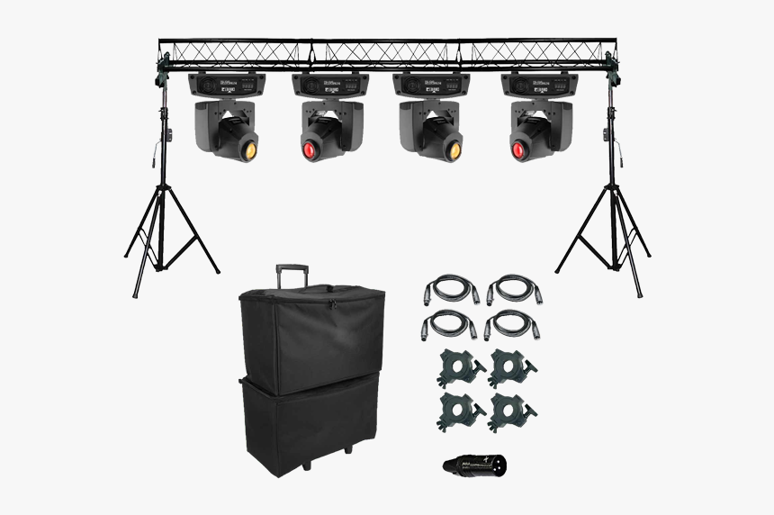 Dj Lights Png - Moving Heads On Truss, Transparent Png