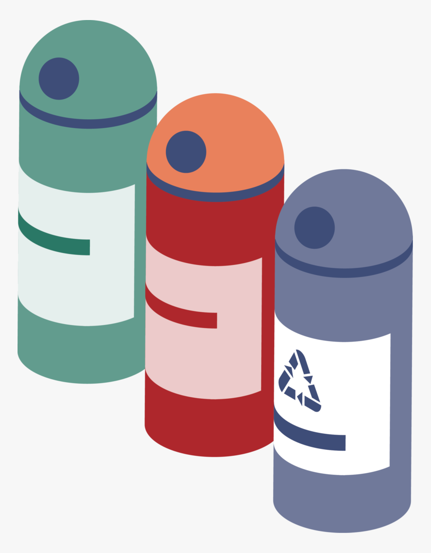 Icon Of Waste And Recycling Cans - Illustration, HD Png Download