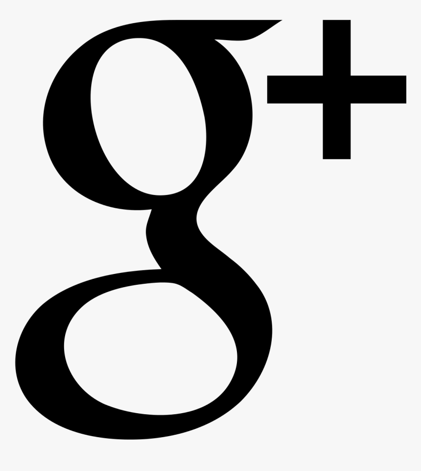 Google Plus Png Black - Cross, Transparent Png