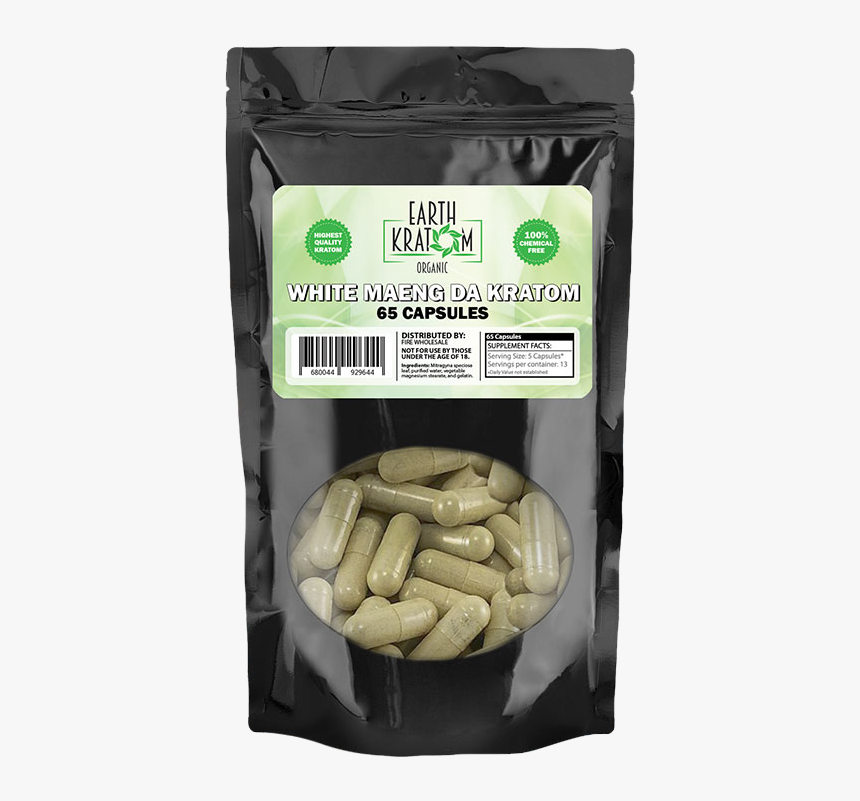 Earth Kratom Maeng Da Capsules, HD Png Download