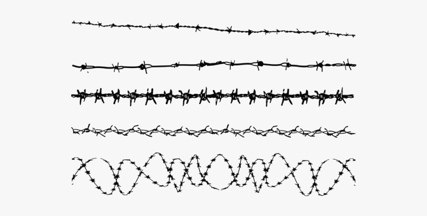 Barbwire Border, HD Png Download