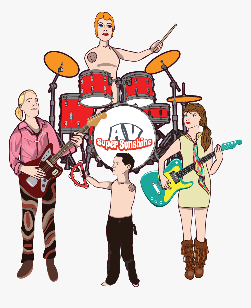 Av Super Sunshine Widget Page - Family Band Clipart, HD Png Download
