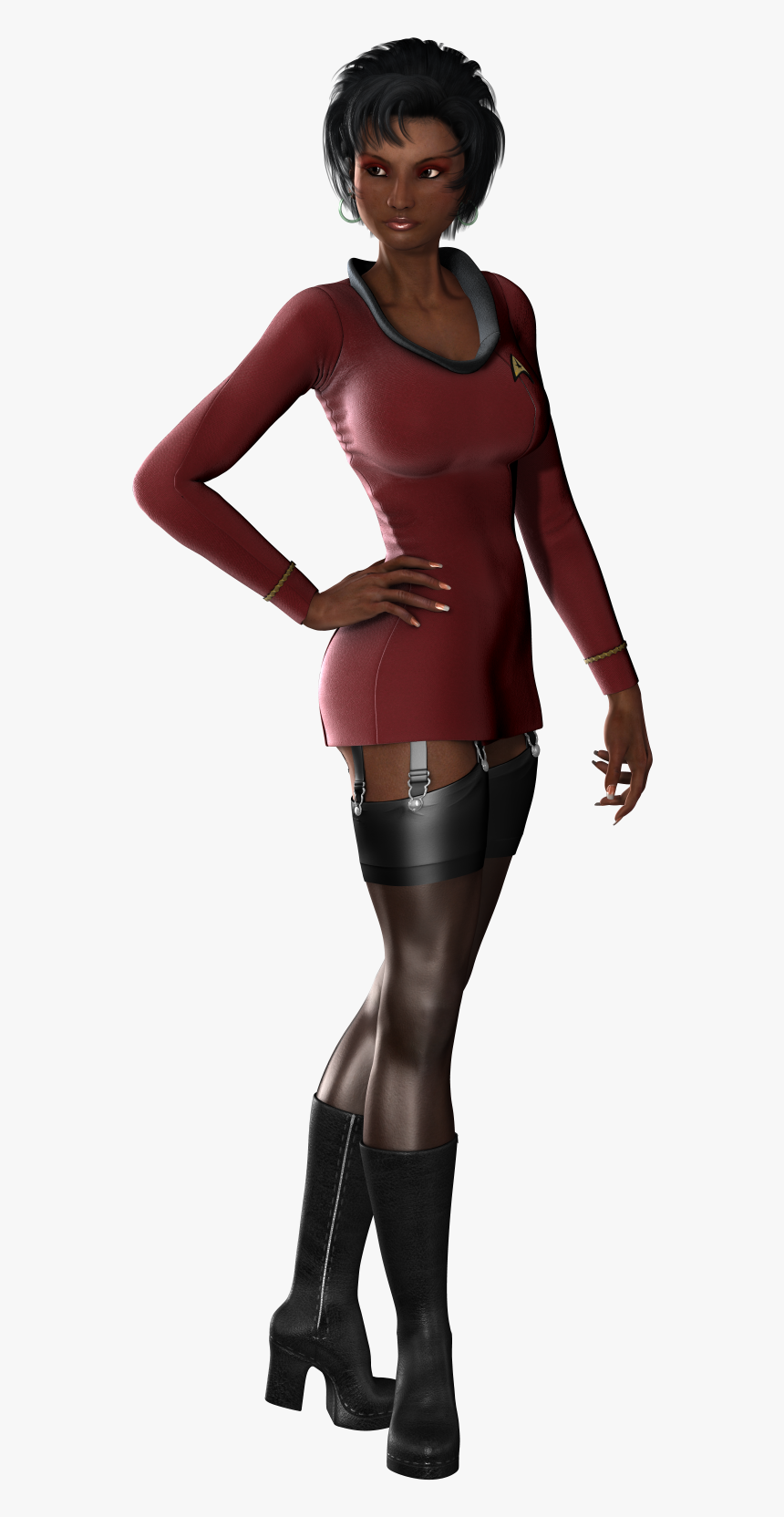 Star Trek Uhura Transparent, HD Png Download
