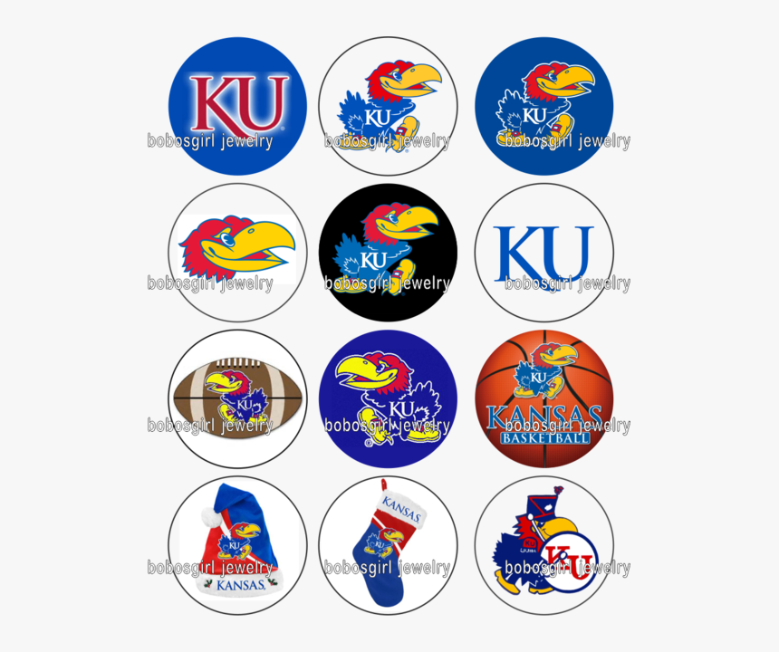 Library Of Ku Basketball Vector Black And White Library - Kansas Jayhawks, HD Png Download