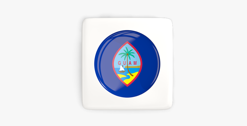 Square Icon With Round Flag - Emblem, HD Png Download