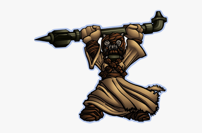 Cartoon Tusken Raider, HD Png Download
