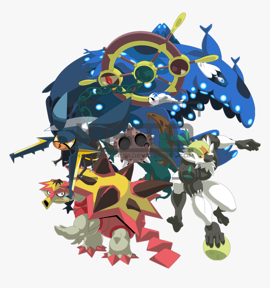 Transparent Vikavolt Png - Pokemon My Sun And Moon Team, Png Download