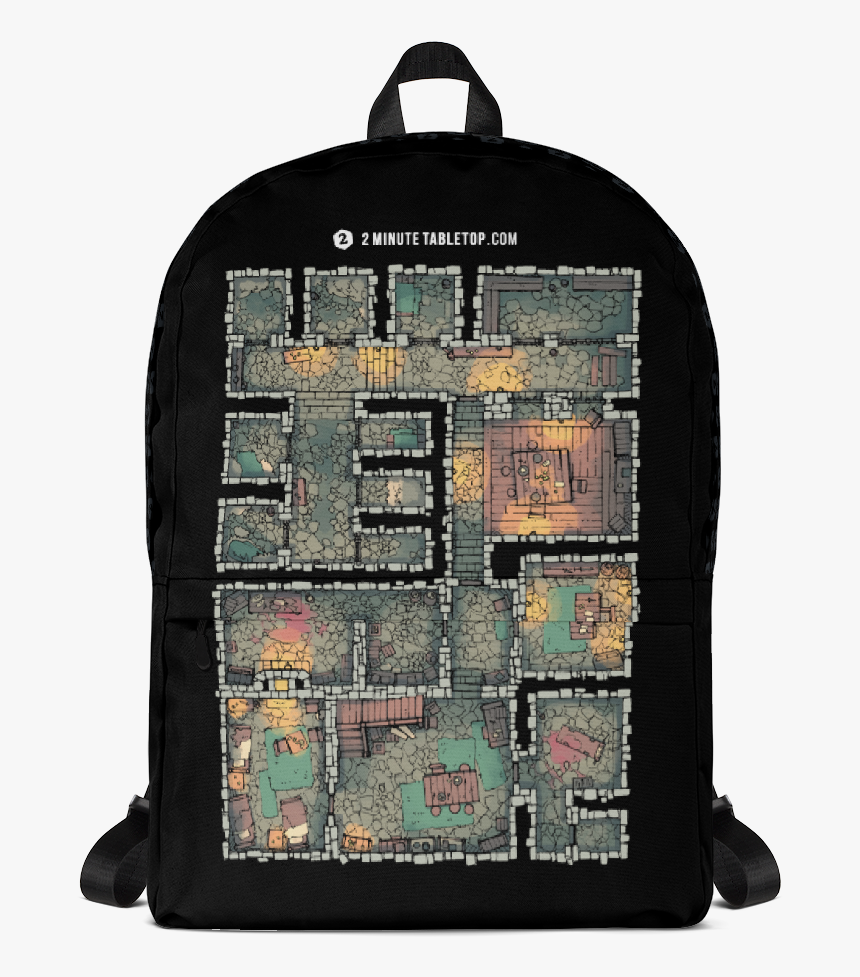 The Dungeon Backpack For D&d Fans - Wolf Backpack, HD Png Download