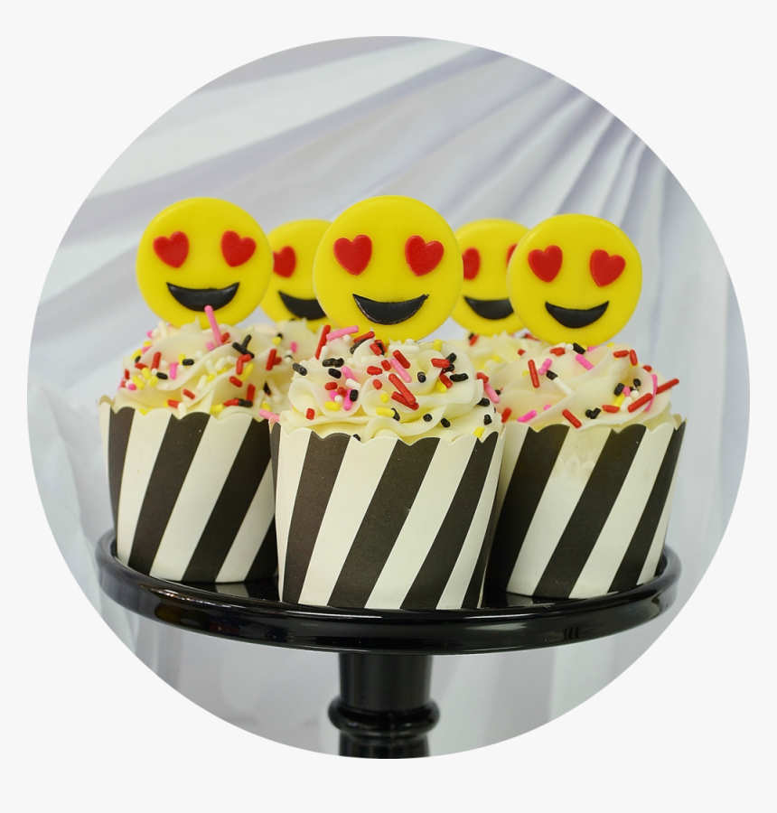 True Love Emoji Cupcake Toppers Sweet Cakes By Rebecca - Cake Decorating, HD Png Download