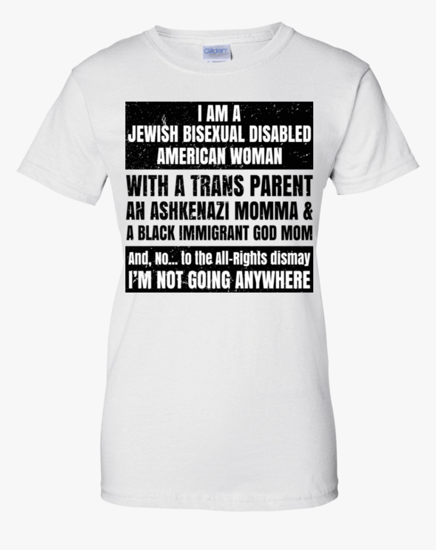 I Am A Jewish Bisexual Disabled American Woman T Shirts - Active Shirt, HD Png Download