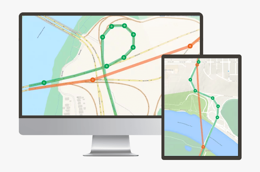 Live Fleet Tracking - Computer Monitor, HD Png Download