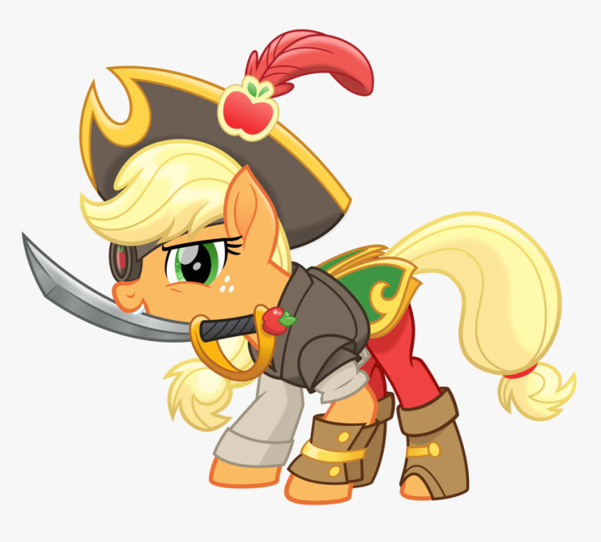 Mlp Movie Spoiler The Dread Pirate Applejack By Cheezedoodle96 - My Little Pony Pirates, HD Png Download
