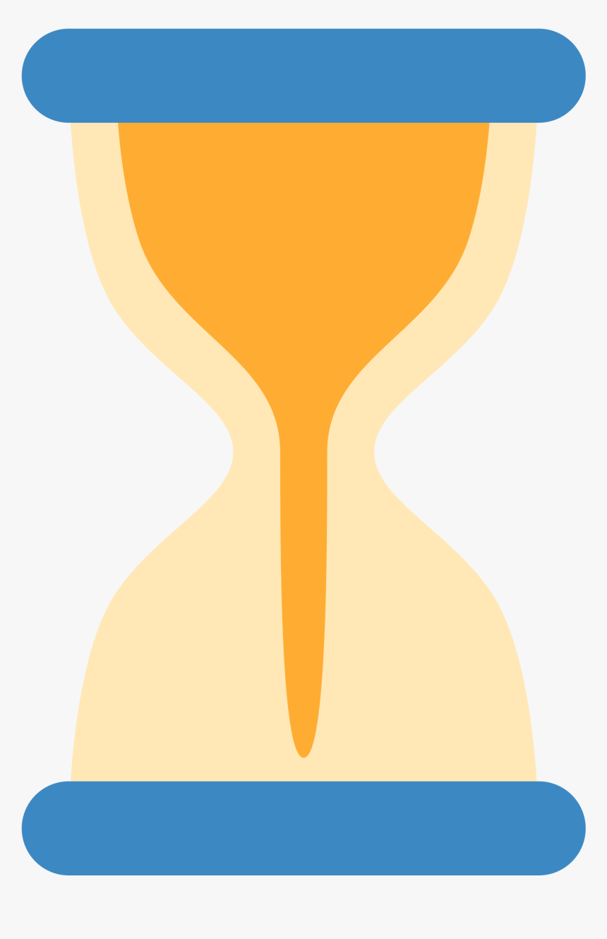 Hourglass With Flowing Sand - Sand Clock Png Icon, Transparent Png