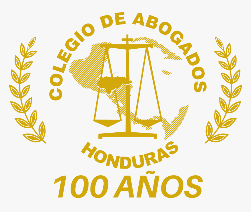 Logo Colegio De Abogados Honduras 100 Anos - Colegio De Abogados De Honduras, HD Png Download