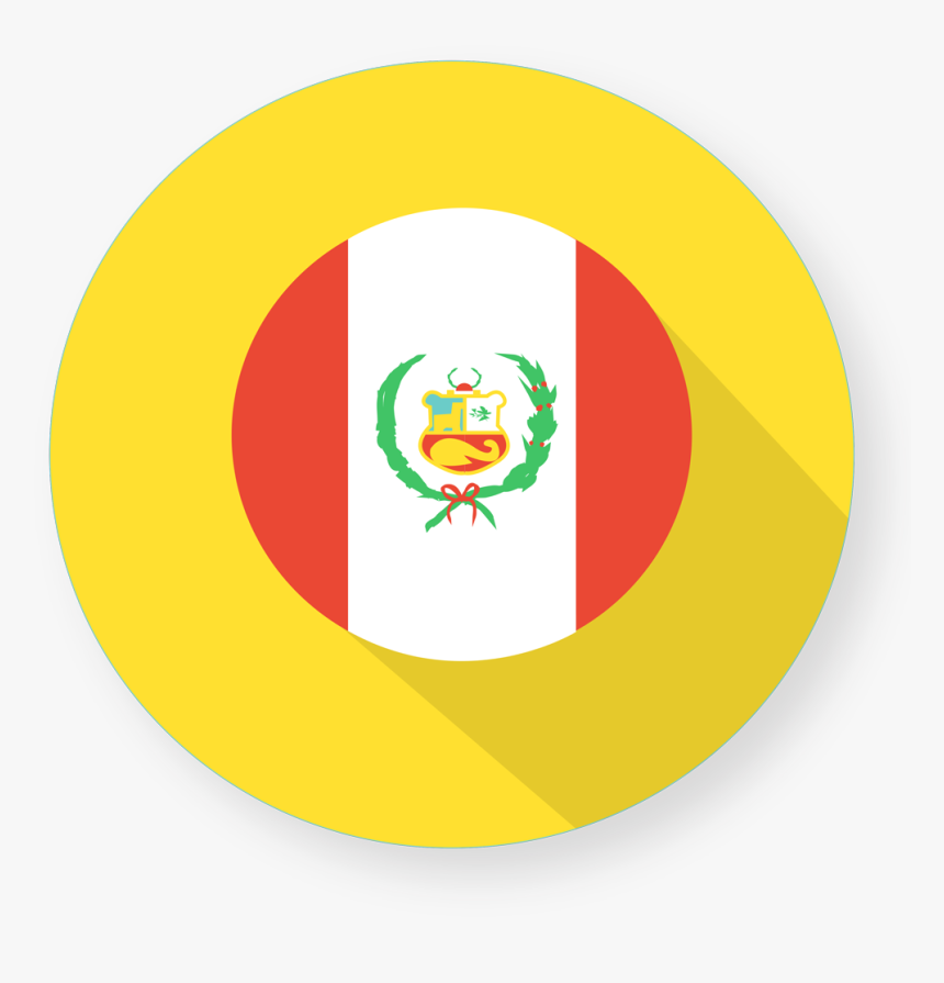 Transparent Peruvian Flag Png - Circle, Png Download