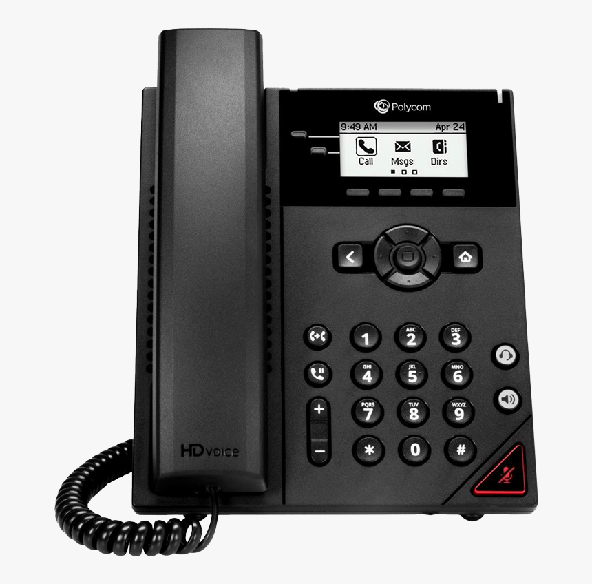 Polycom Vvx - Polycom Vvx 150 Ip Phone, HD Png Download