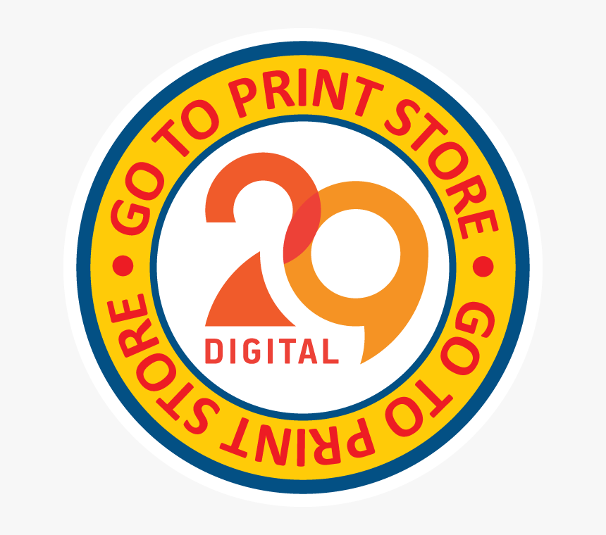 Business Cards » 29d Print Store Shopping Button - Circle, HD Png Download