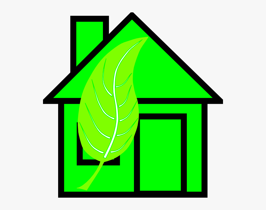 Green House Svg Clip Arts - House Clip Art Orange, HD Png Download